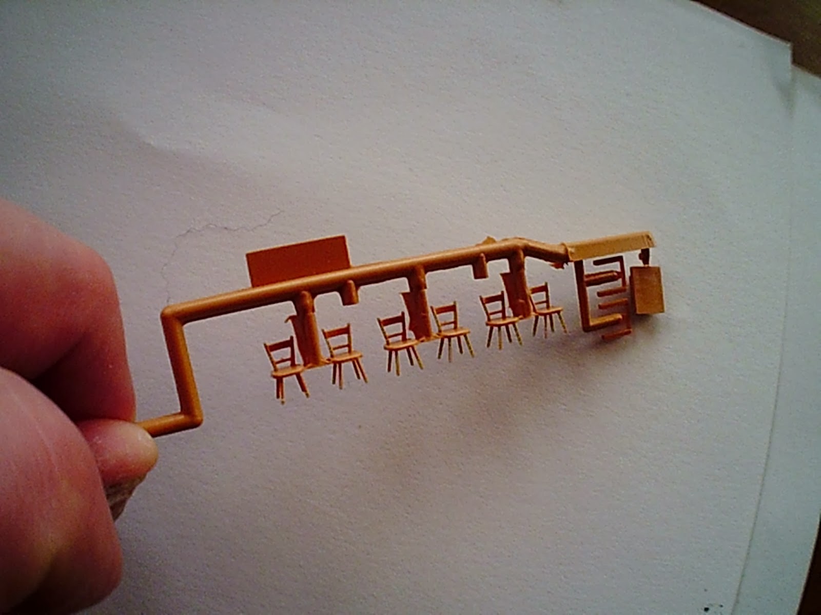 French Model Railway Preiser HO scale figures and furniture