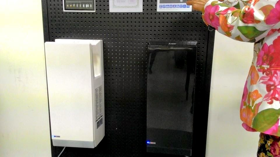 Alat Pengering Tangan Jet Towel Mitsubishi Eletric