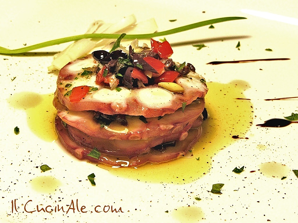 attore Fraintendere fusione insalata di polpo pomodorini e olive matita radioattività Amico di penna