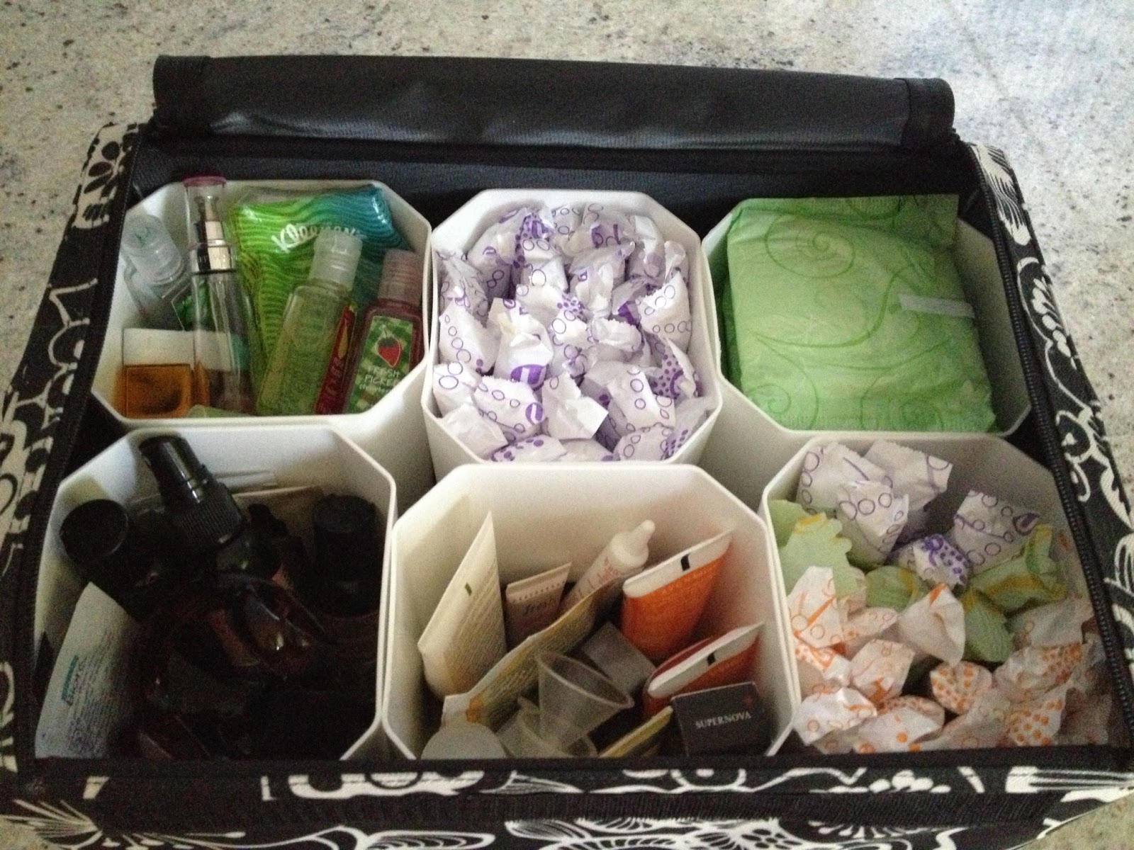 Hub Neat Blog Organized Challenge of the Week Feminine Products