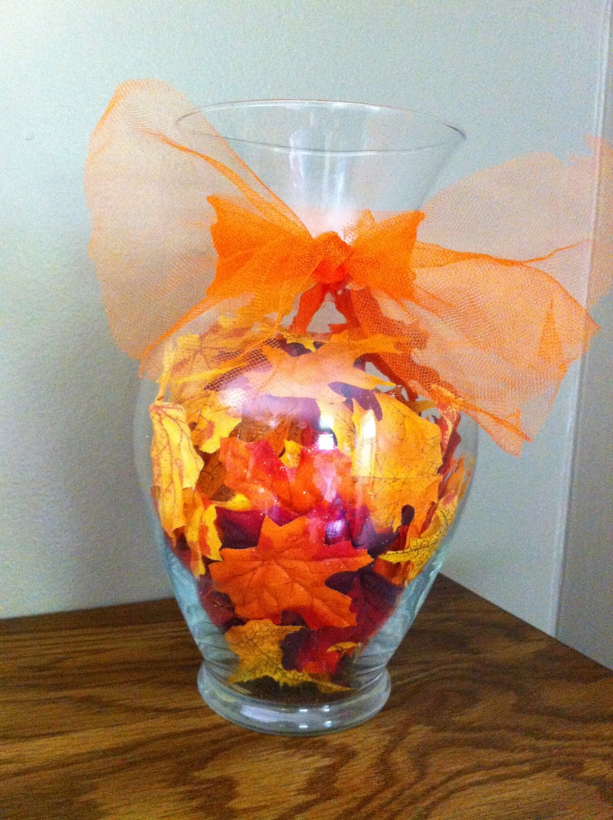 Where the walnut trees grow Fall Leaves Vase