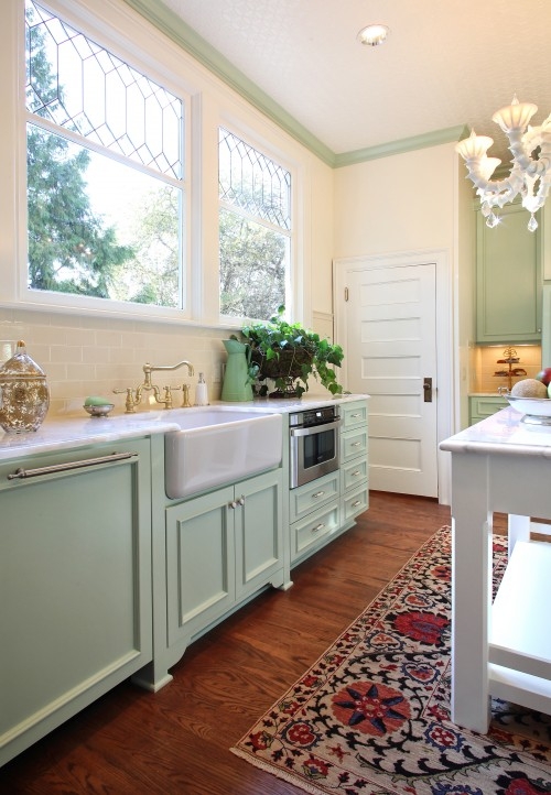 Aesthetic Oiseau Dream Mint Kitchen