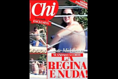 Revista italiana publica novas fotos de Kate Middleton em topless