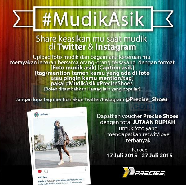Kontes Mudik Asik Berhadiah Voucher Precise Jutaan Rupiah Kontes Mudik Asik Berhadiah Voucher Precise Jutaan Rupiah