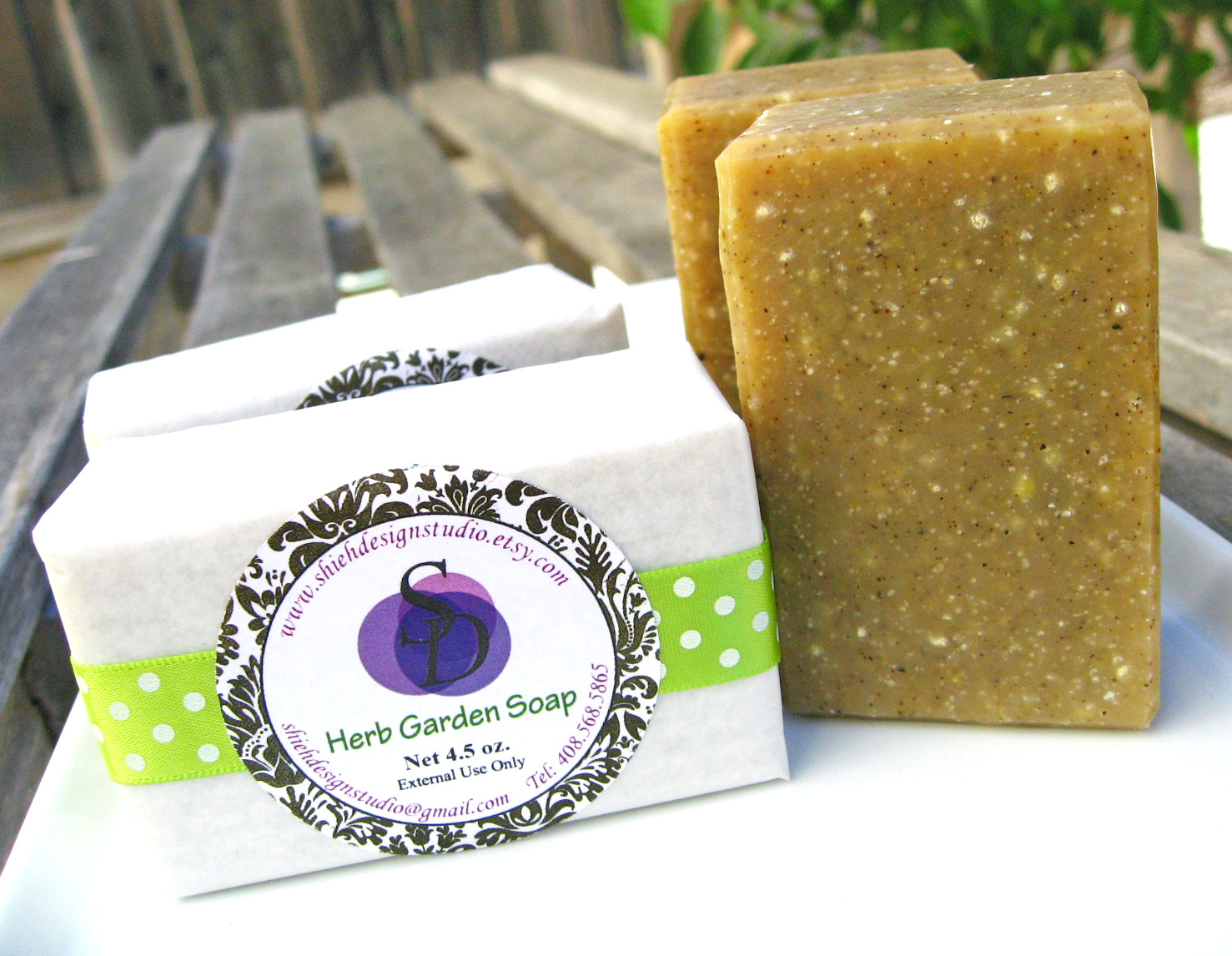 Soap & Restless Using Fresh Herb