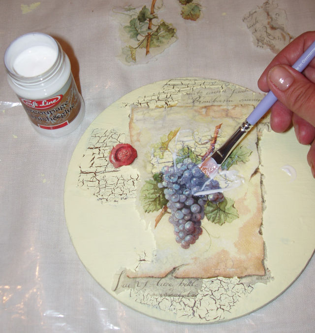 Decoupage Art Decoupage krok po kroku crackle jednoskładnikowy