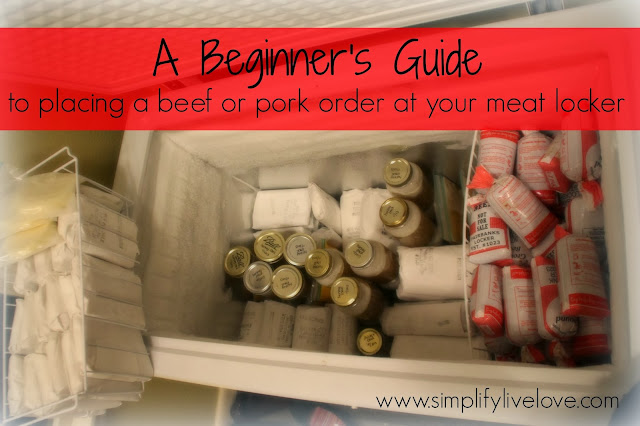 Tips and tricks for how to place a meat order at a meat locker. Ordering directly from a farmer can save you lots of money, but you'll want to know these tips before talking to the meat locker about how to process your order.