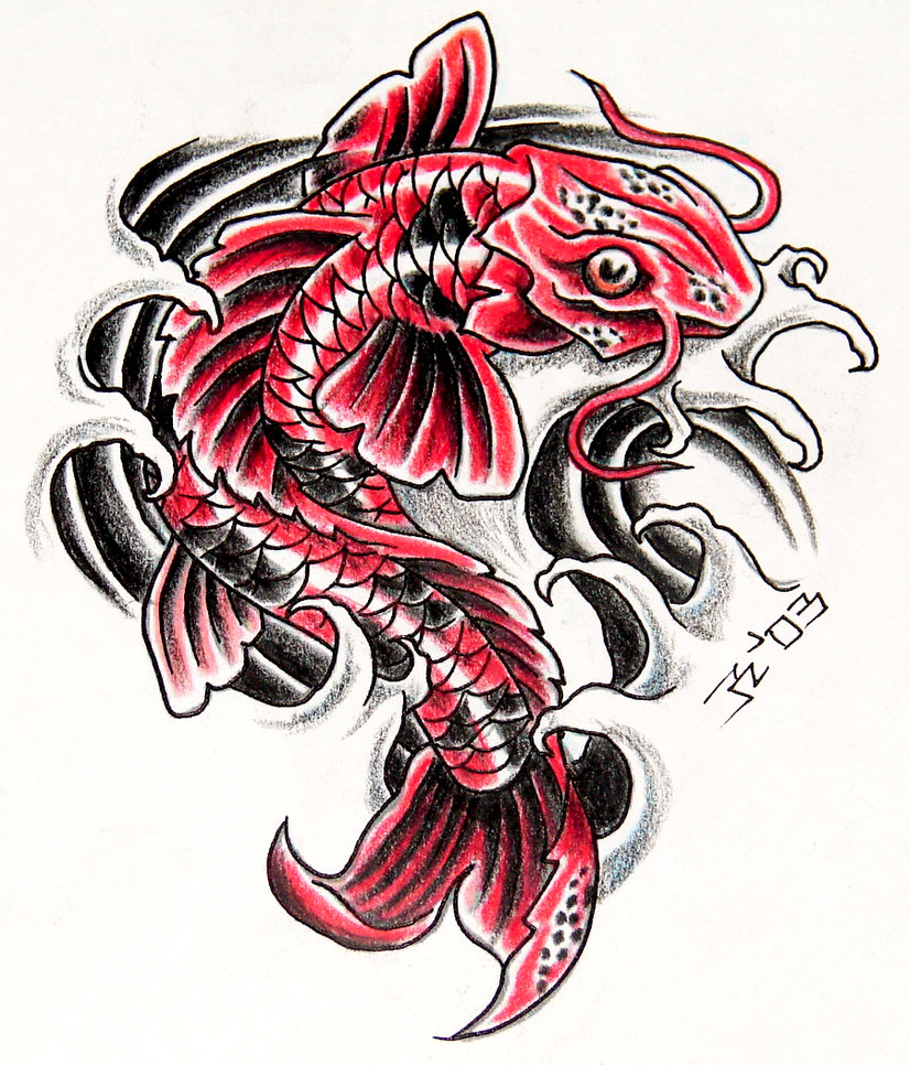 Japanese Koi Fish Tattoos - Type Tattoos