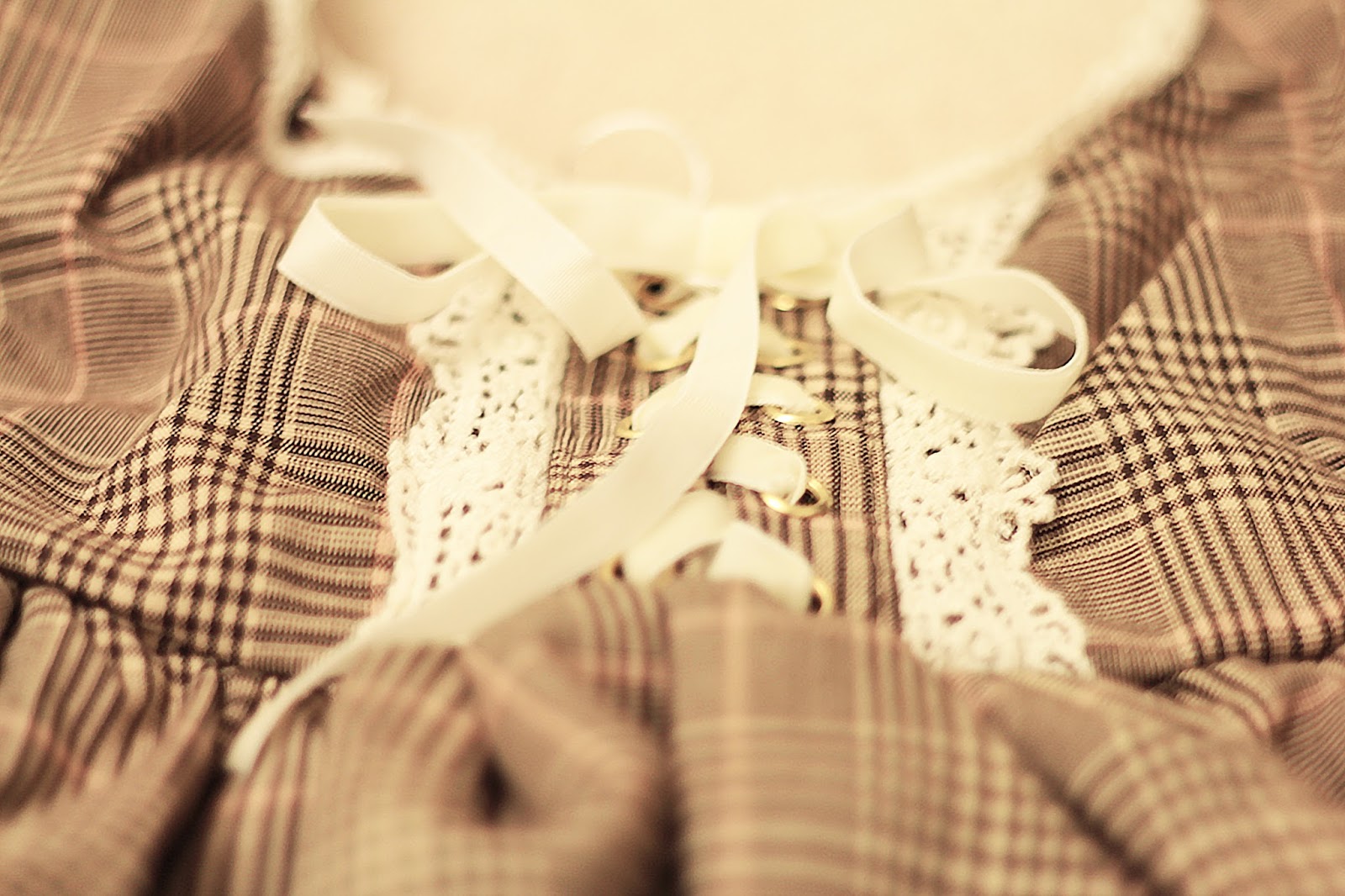 cute check suspender skirt gyaru style taobao haul uk blog