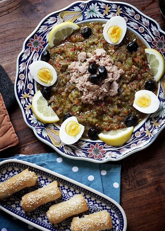 Middle Eastern Dips and Sauces Tunisian Grilled Salad Nature Whisper