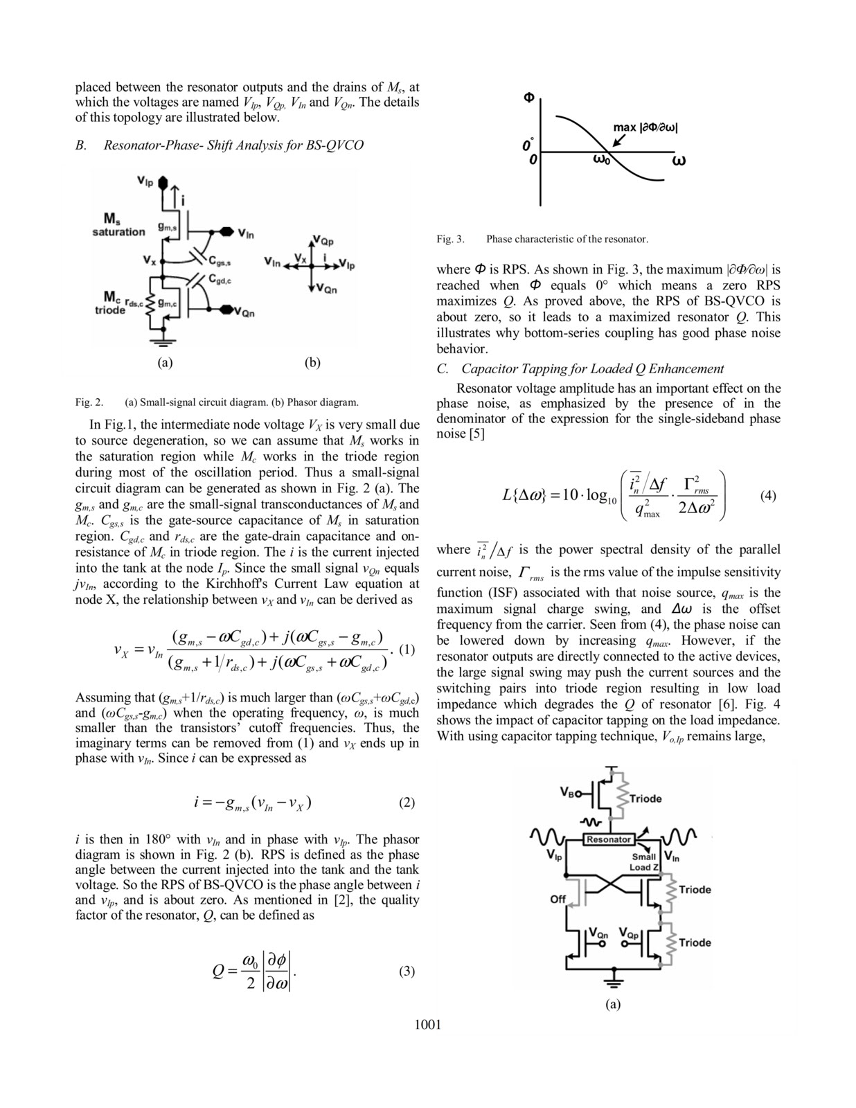 A LowPhaseNoise LC QVCO with BottomSeries Coupling and Capacitor