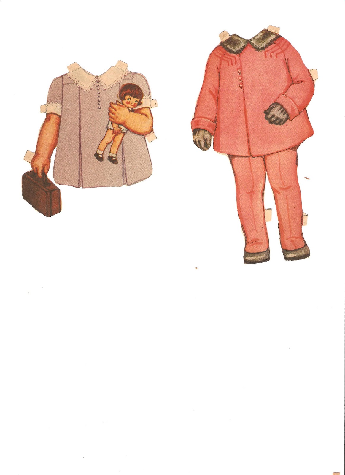 Miss Missy Paper Dolls small Queen Holden sets