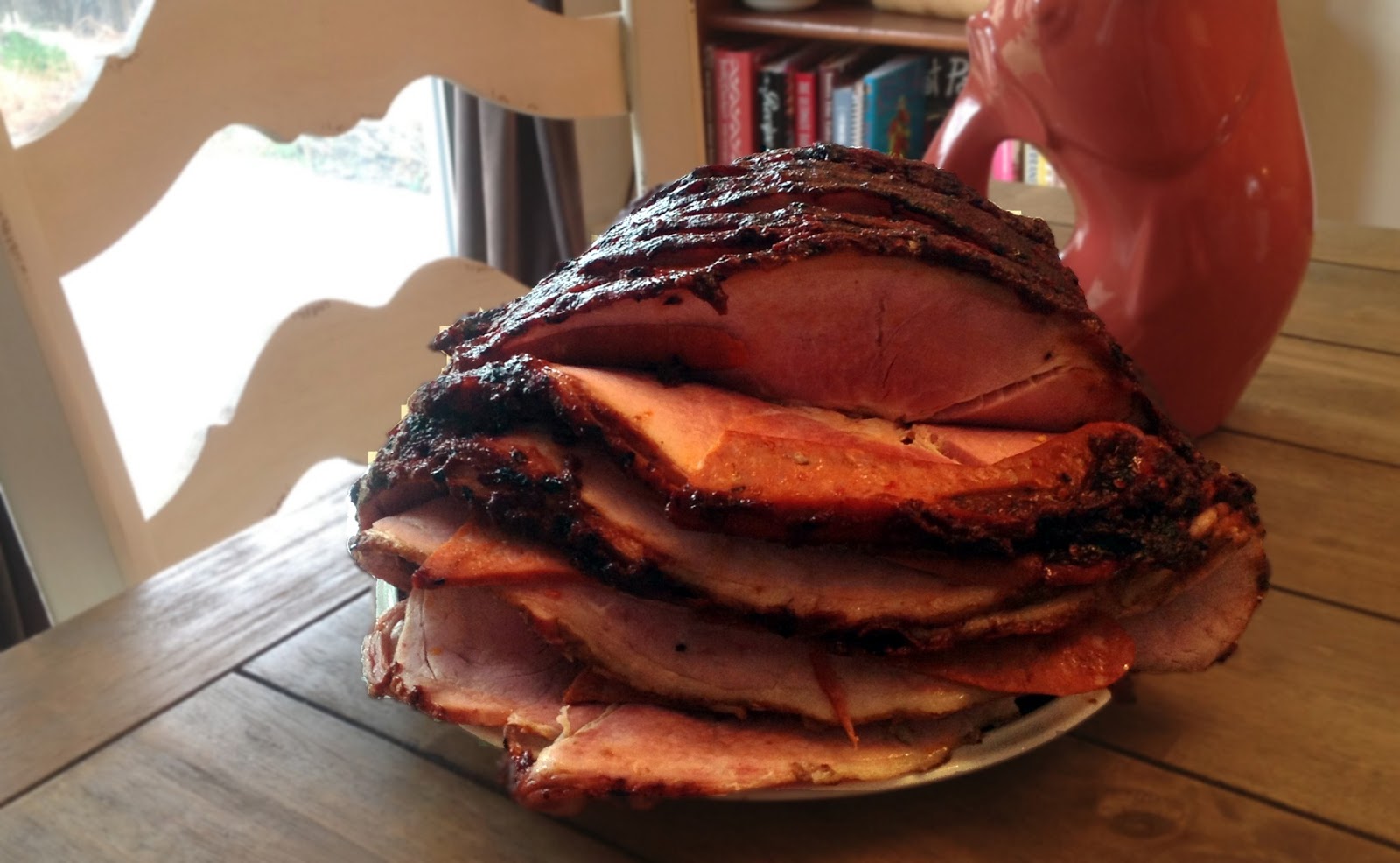 Cooking for Zo Chipotle Blueberry Glazed Stuffed Ham