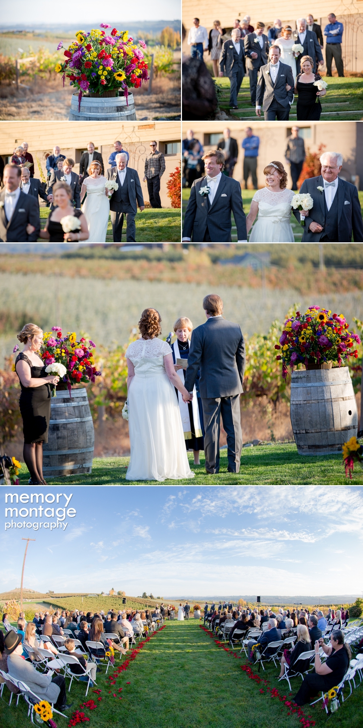 Bright fall wedding, Fontaine Estates Winery Wedding, Yakima Wedding Photography, Yakima Wedding Photographers, Memory Montage Photography, www.memorymp.com