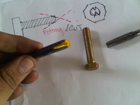 Iwan E Sudjatmiko Personal Blog Membuat Baut Tap Sendiri The Taps