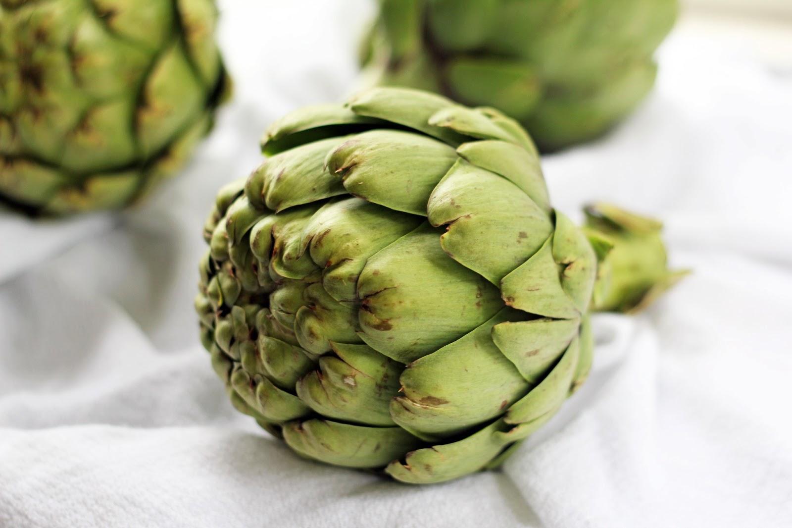 Blue Kale Road Artichokes with AvocadoAnchovy Dip