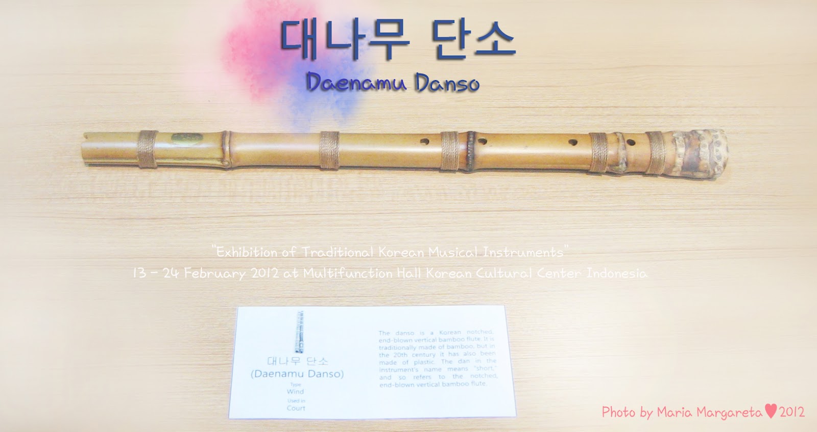 Maria Margareta [Korean Traditional Musical Instruments Part 2] Aerophones