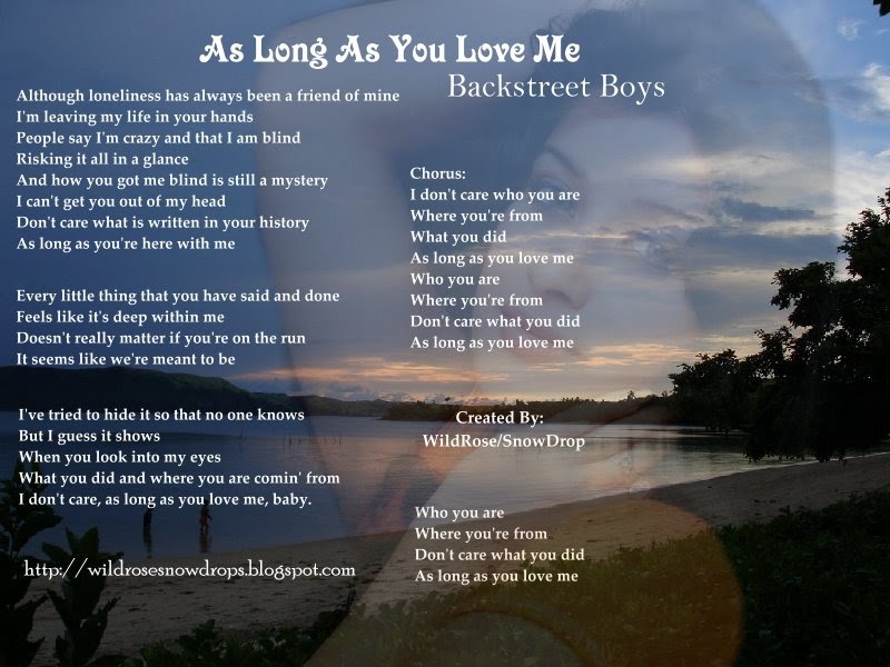 My Poems, Recipes, English & Sinhala Lyrics, Quotes.....: As long As