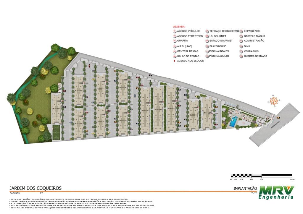 Cidade Jardim Condominio Clube Parque Jardim Dos Coqueiros Planta Situacao