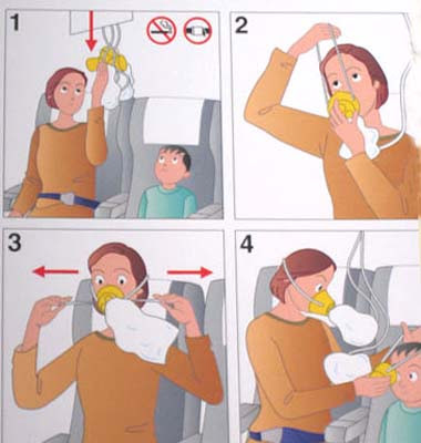 Airline Oxygen Mask