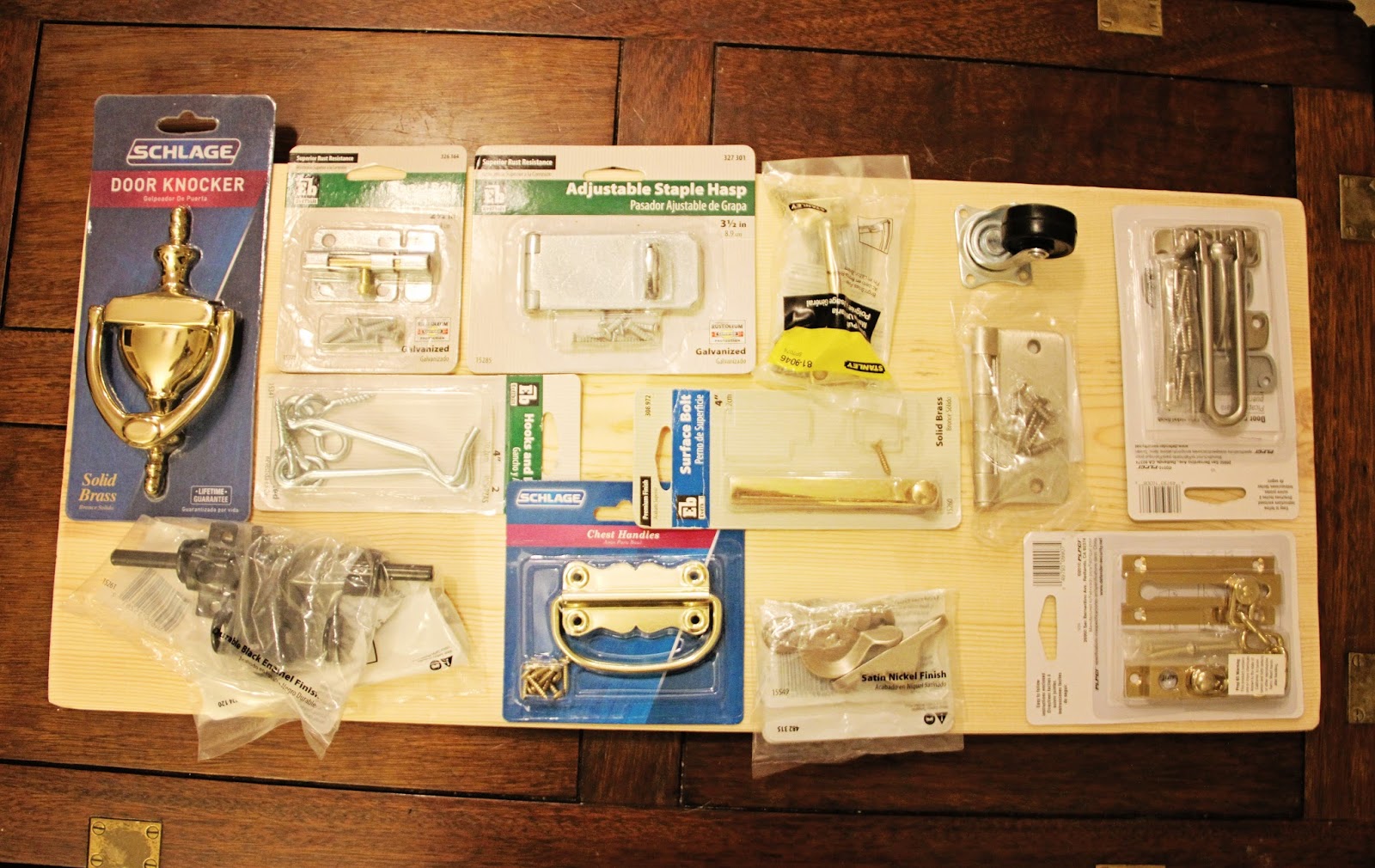 Running from the Law DIY Lock and Hinge Board for Toddlers