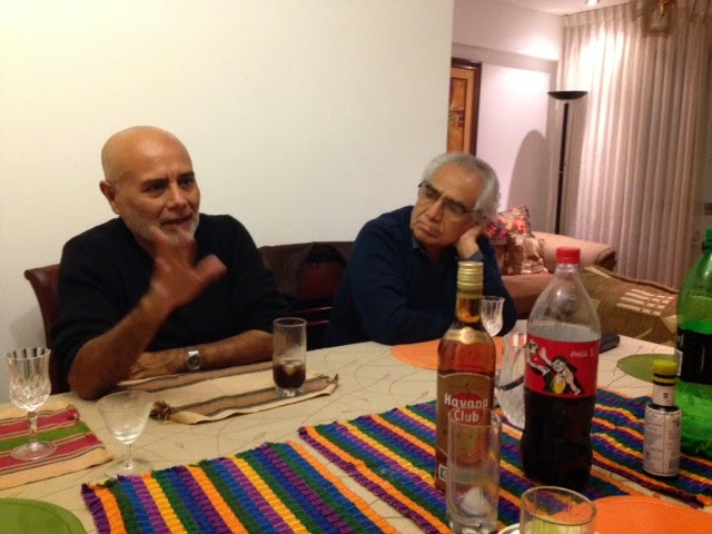 FOTOS DE LA REUNIÓN CON NUESTRO COMPAÑERO MENACHO EN CASA DE LUCHO LINAREZ