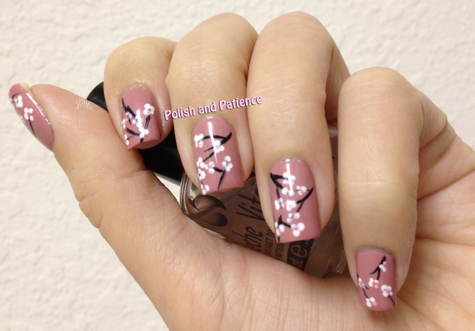Simple Cherry Blossom Nails - wide 8