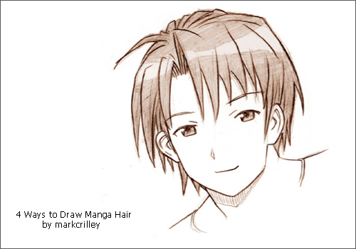 4 Ways to Draw Manga Hair