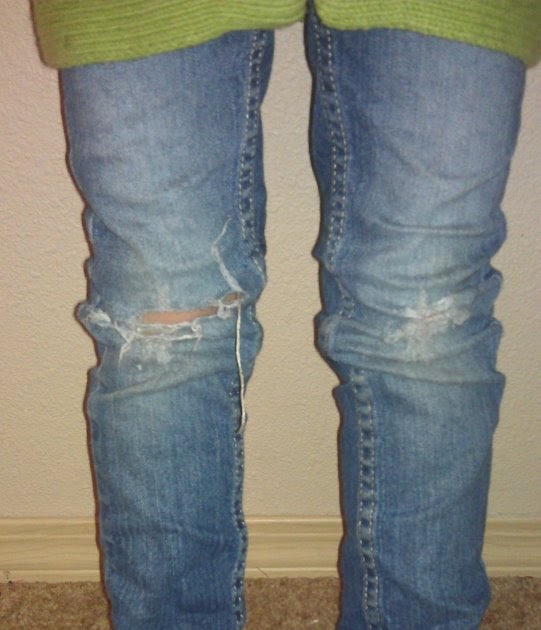 Marshall's corner holy mole those are some holey jeans