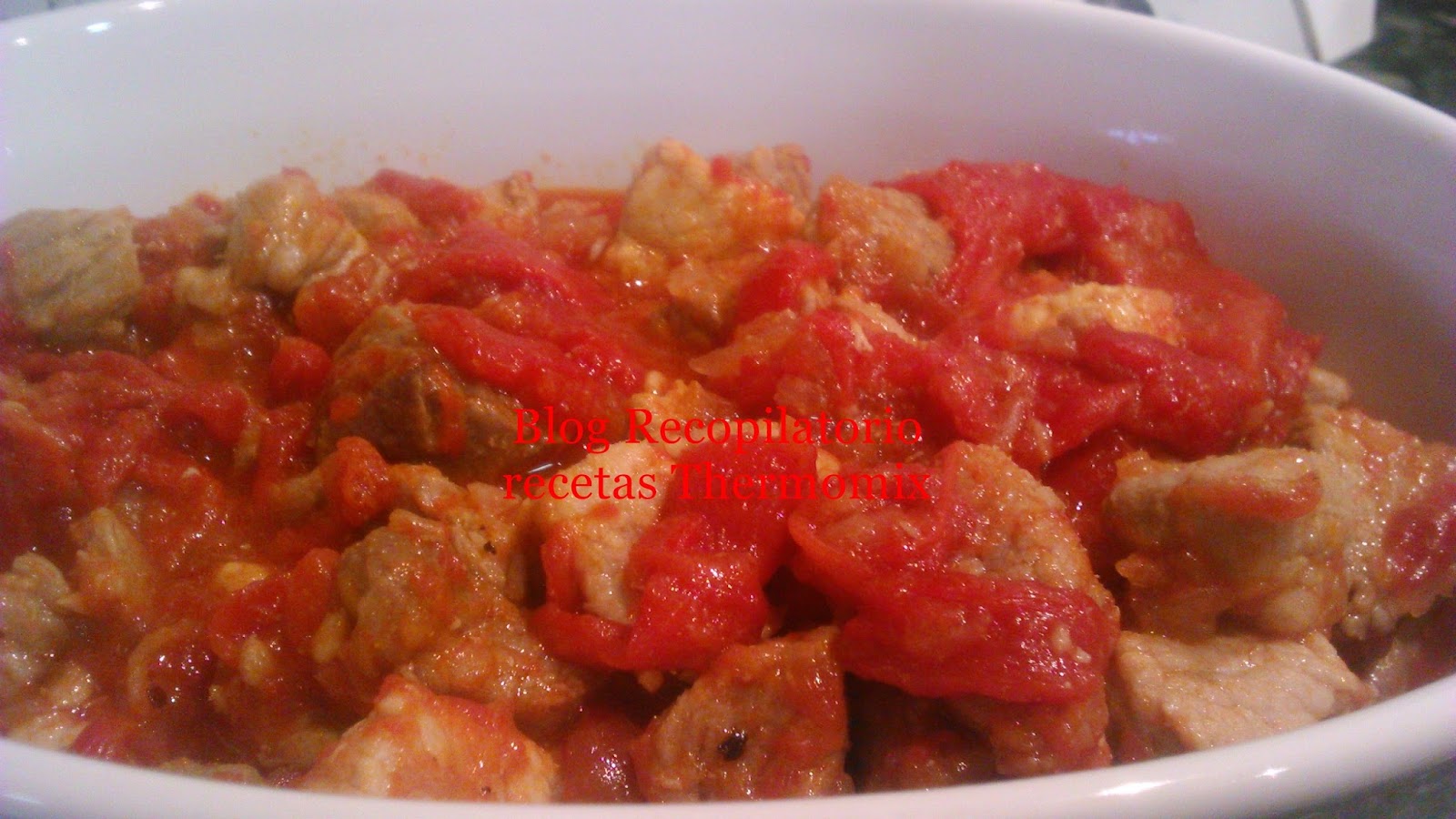 Recopilatorio de recetas thermomix: Lomo cerdo a la riojana thermomix