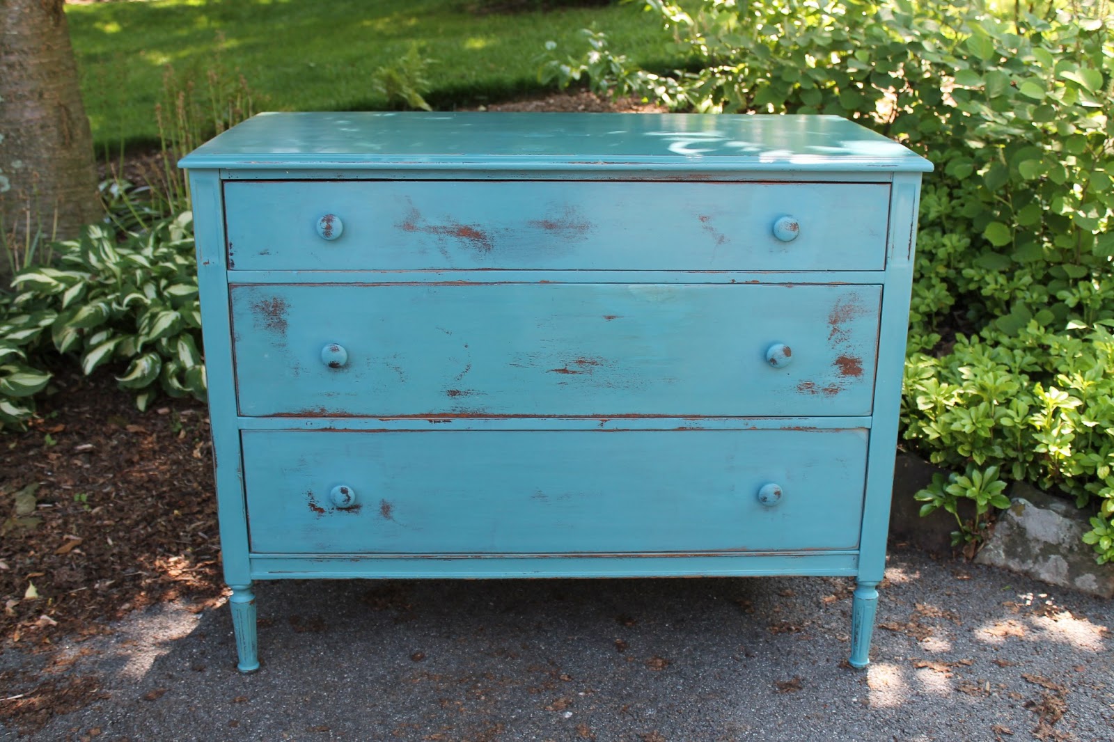 Elizabeth Co Distressed Milk Paint Dresser