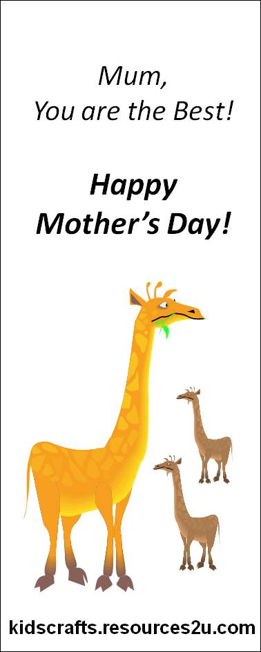 mothers day cards for children to make. Free Homemade Mothers Day