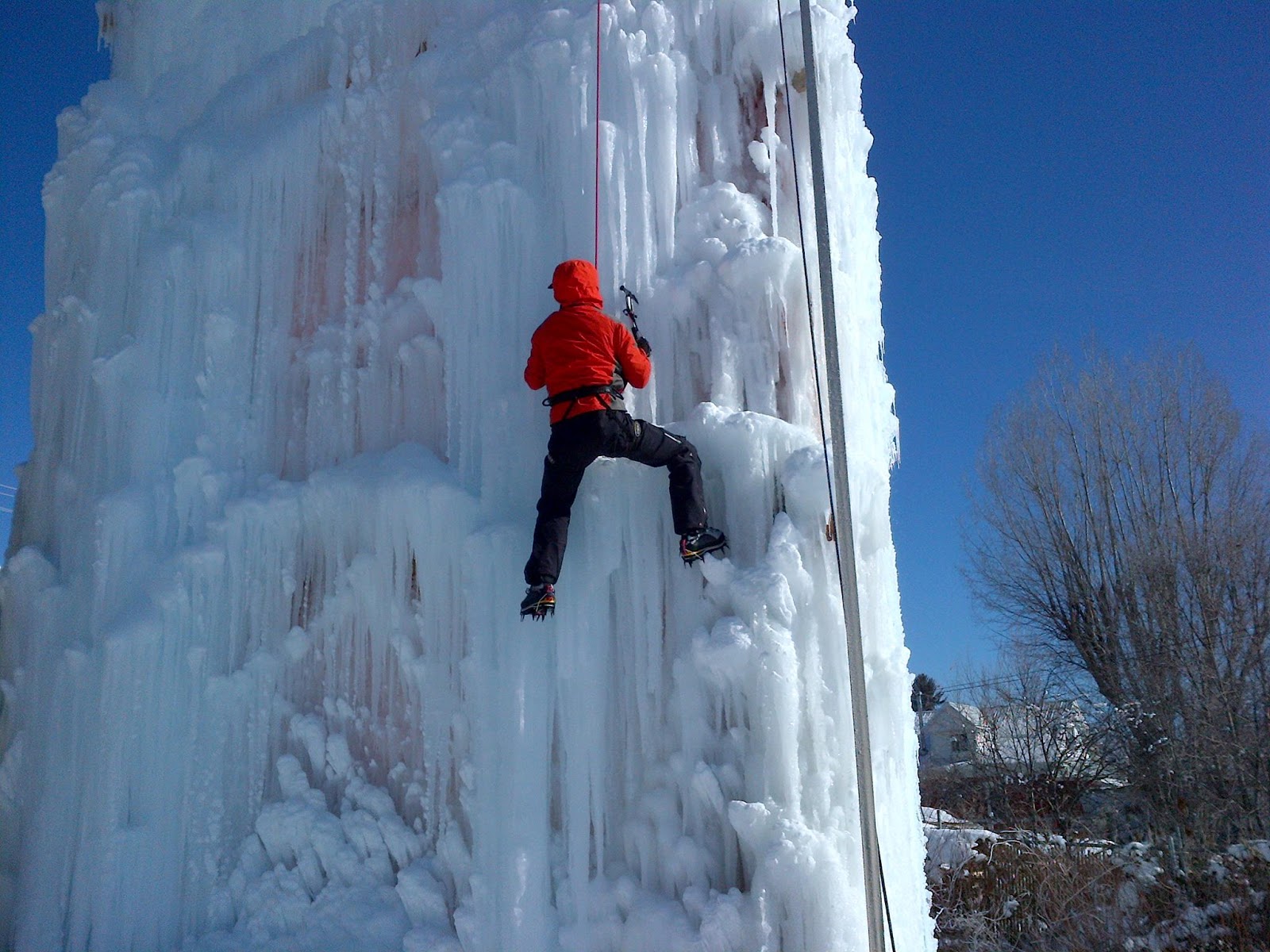 Enjoy Utah! 45Foot Ice Climbing Wall Now Open In Midway