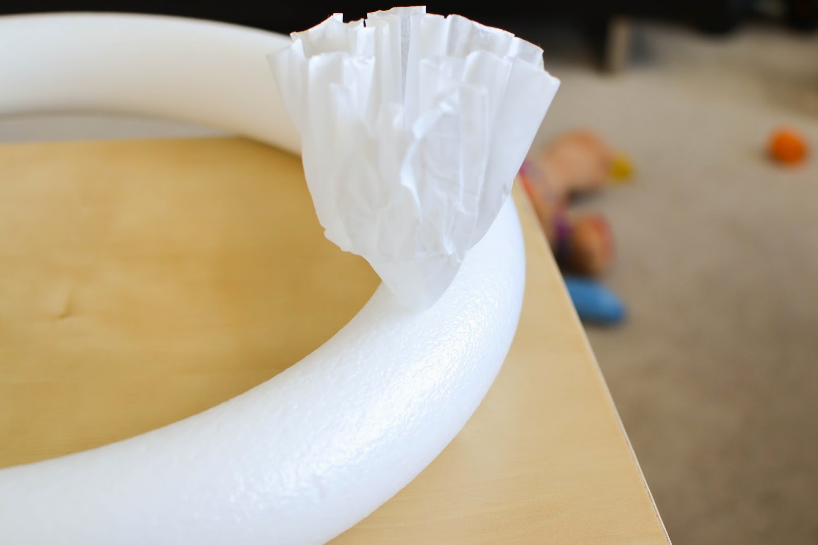 Modern Day Homemaker How to Make Your Own Coffee Filter Wreath