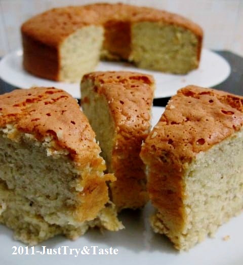 Resep Cake Sifon Pisang | Just Try &amp; Taste