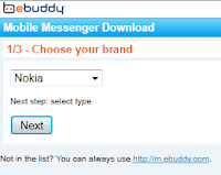 Ebuddy - Chat Facebook, YM via Ponsel