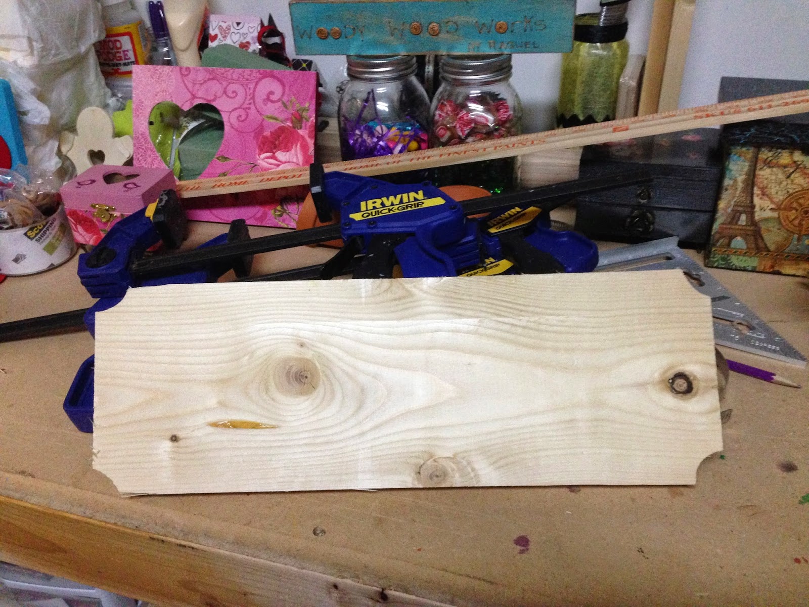 Wood N Things Mason Jar Wall Mount