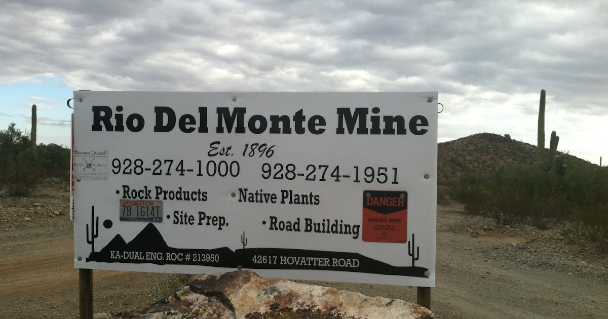 Rio del Monte Mine Sand and Gravel for Sale Salome, AZ