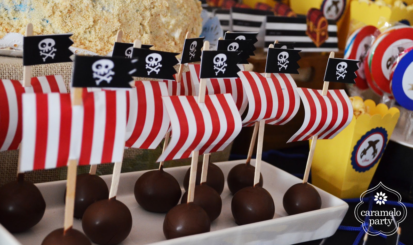 Caramelo Party Cumpleaños de piratas para Simón