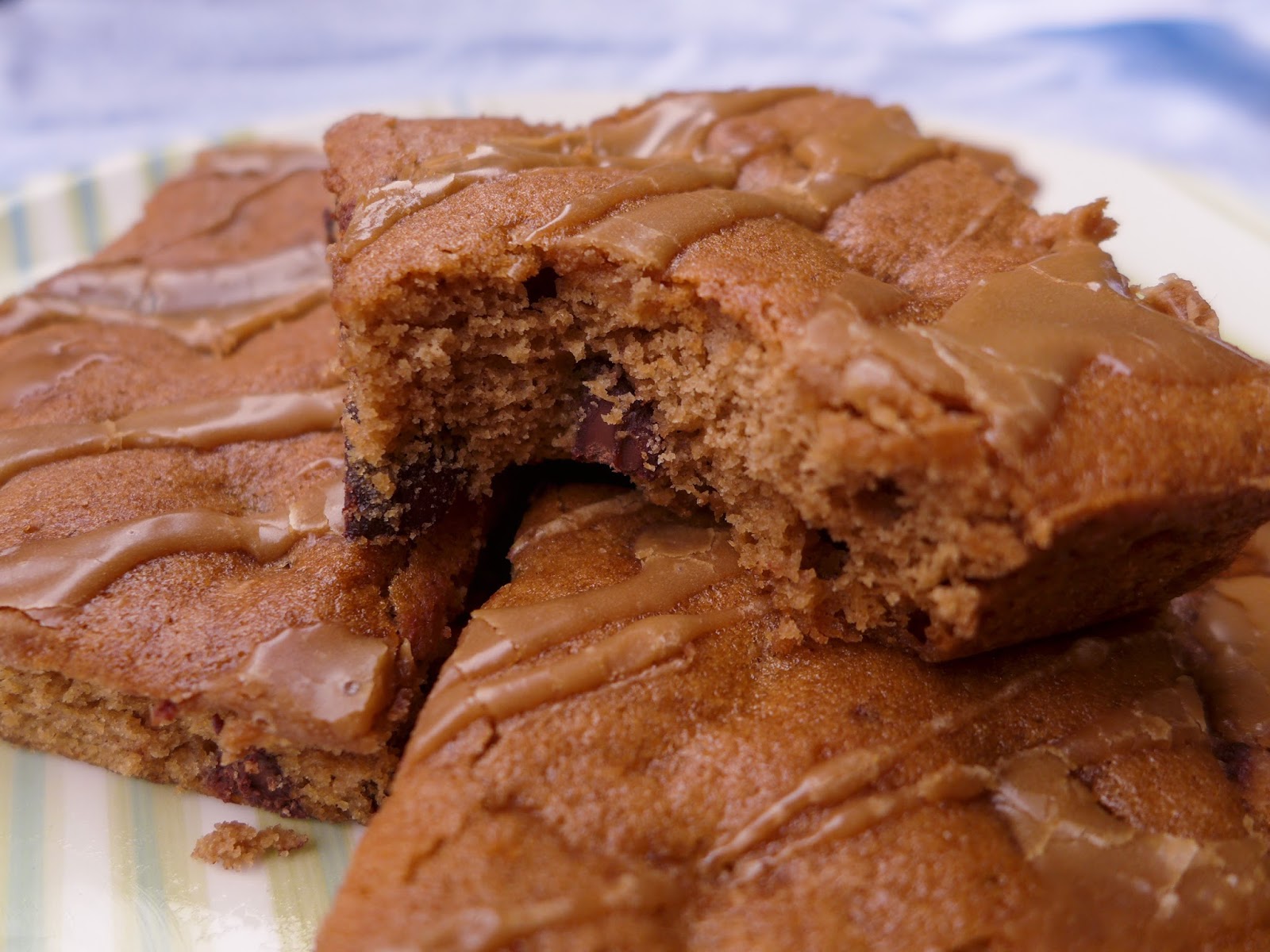 Dimples & Delights Iced Brown Sugar Coffee Bars