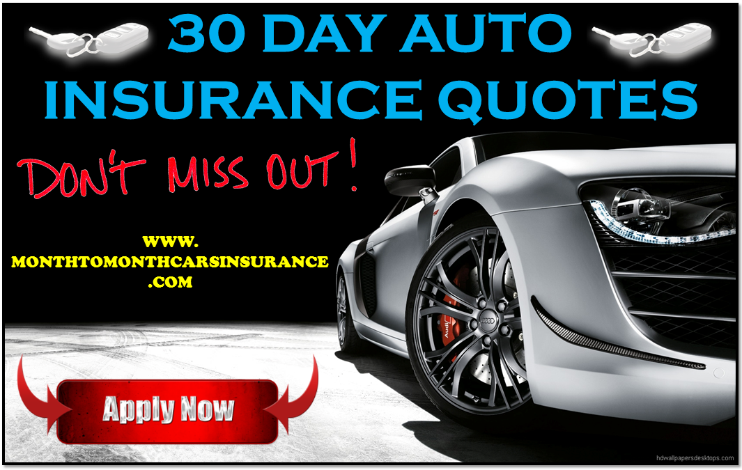 Cheap Month To Month Car Insurance Quotes With Low Rates Online 30 day