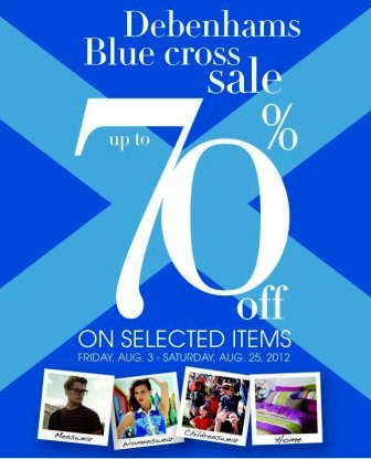 Manila Shopper: Debenhams Blue Cross SALE Aug 2012