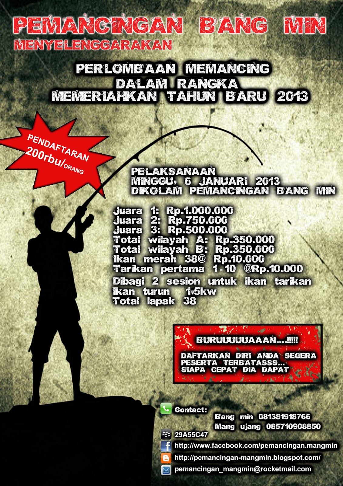 Contoh Brosur Pembukaan Pemancingan Gambaran