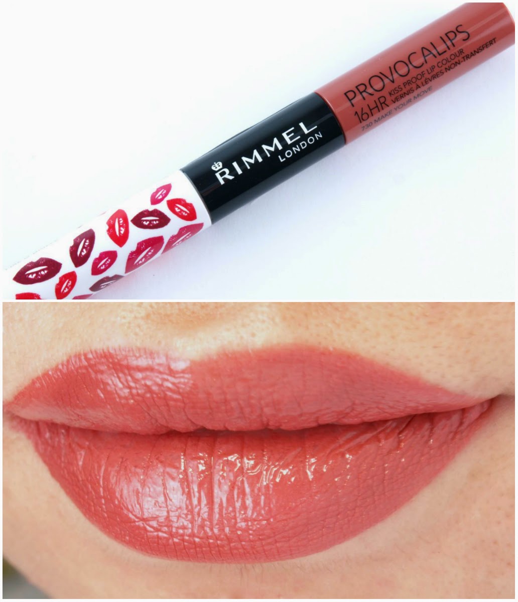 Rimmel Provocalips 16Hr Kiss Proof Lip Color: Review and Swatches Make Your Move