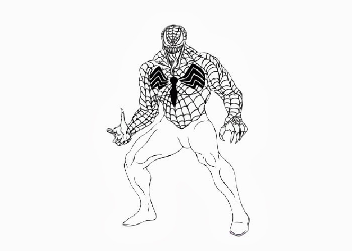 Venom coloring pages | Free Coloring Pages and Coloring Books for Kids