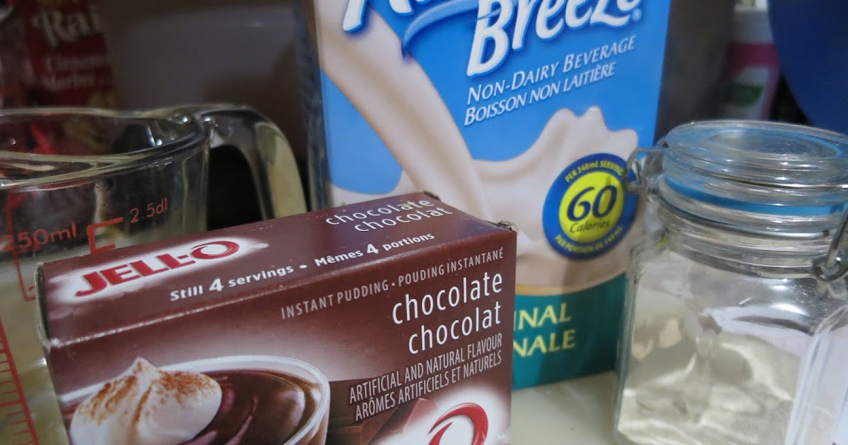 what what? making instant puding with almond milk using agar