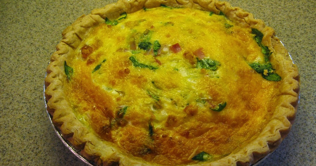 GRACIOUS SOUTHERN LIVING Spinach, Ham and Cheese Quiche