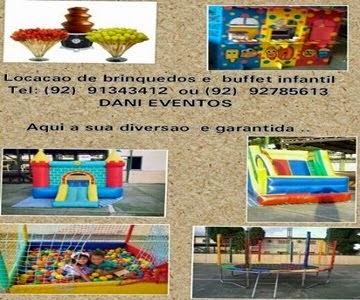 BUFFET INFANTIL E LOCAÇÃO DE BRINQUEDOS