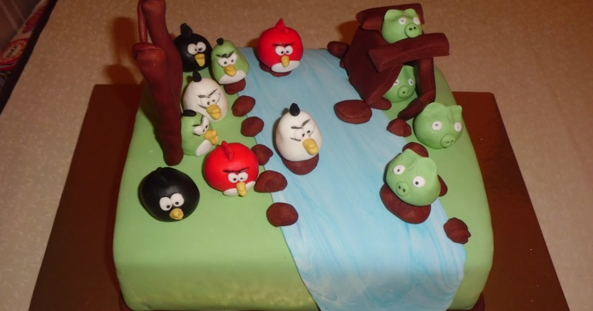 Lerna�nın Pasta Evi Angry Birds Pastası