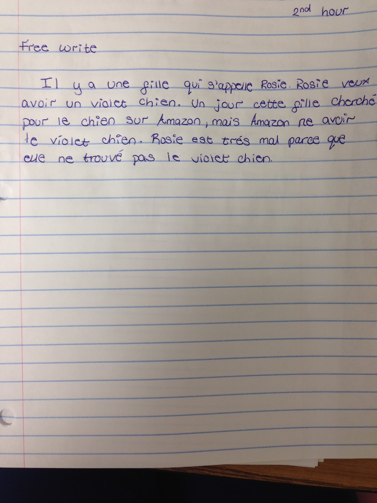 Transition in french google translate image